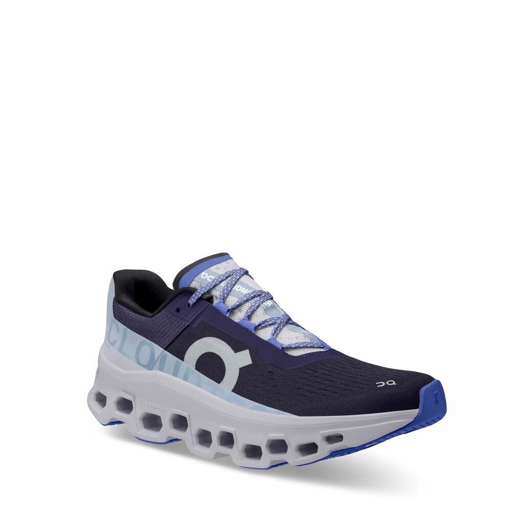 On Cloudmonster running shoes sz 8 women açaí/lav athletic training lightweight